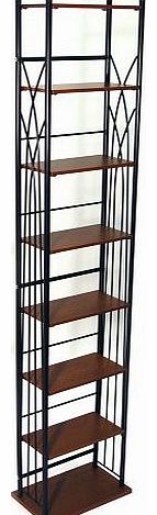 DAKOTA - 140 DVD Blu-ray / 210 CD Media Storage Tower Shelves - Black