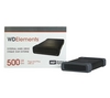 Elements External Hard Drive - 500 GB in black