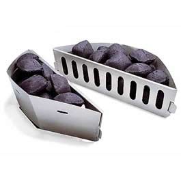 Charcoal Barbeque Briquet Fuel Holders