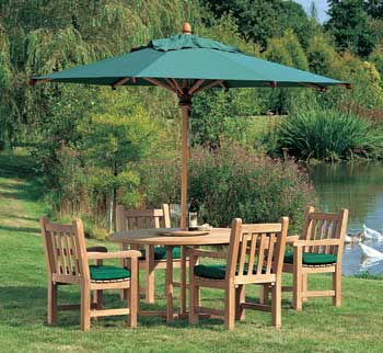 Westminster Teak Riviera 3m Round Parasol