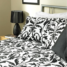 Violetta Duvet Set Black Kingsize