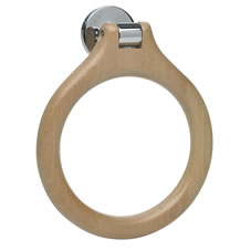 Wilko Aspen Towel Ring Wood