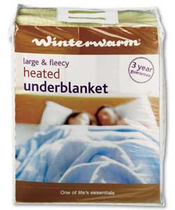 Winterwarm Large and Fleecy Heated Underblanket - Double