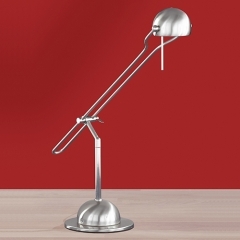 York Nickel Adjustable Desk Light