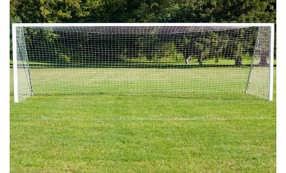 Wollowo 12FT X 6FT FOOTBALL NET SOCCER FITS SAMBA/POLY GOAL REPLACEMENT NETTING