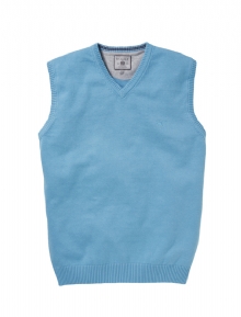 COTTON KNIT VEST