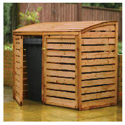 Wooden Double Bin Store