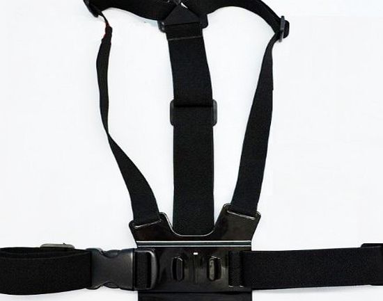 XT-XINTE Tripod Camera Mount Adapter   Adjustable Elastic Body Chest Strap Shoulder Belt for GoPro HD Hero 2 3