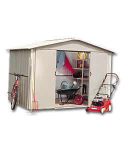 Yardmaster Deluxe Metal Garden Shed - L2.67/W2.85m