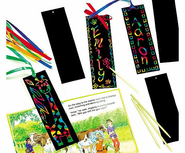 Scratch Art Bookmarks - Pack of 12