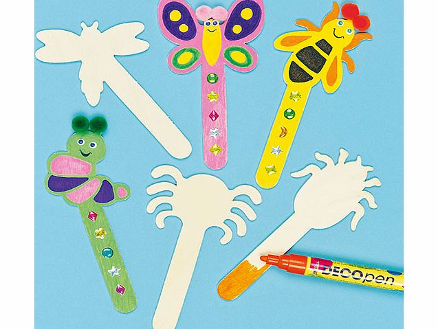 Wooden Bug Sticks - Pack of 12