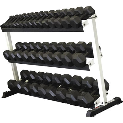 3 Tier Hex Dumbell Rack (3698 - York 3 Tier Hex Dumbell Rack)