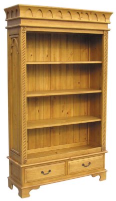 Medieval 2 Drawer Bookcase