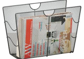 17742 Mesh Newspaper/Magazine Holder / 39 x 17.5 x 27 Anthracite