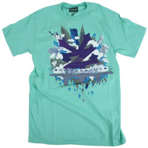 Mens Zoo York Optical Crest Ss Tee Mint